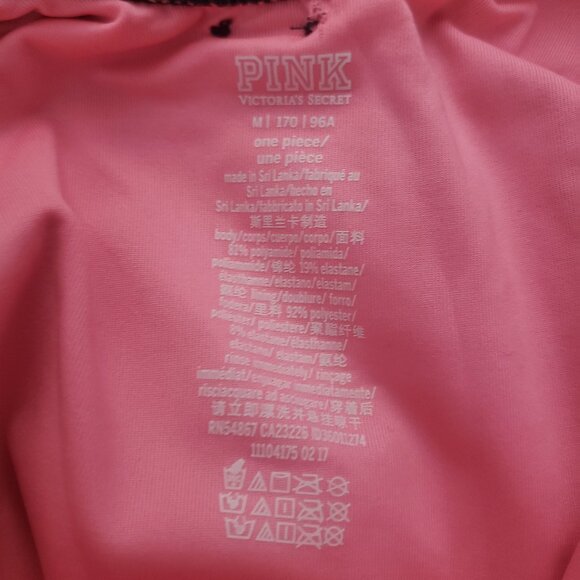 Pink Victoria Secret One Piece Swimsuit Size M - Picture 2 of 3